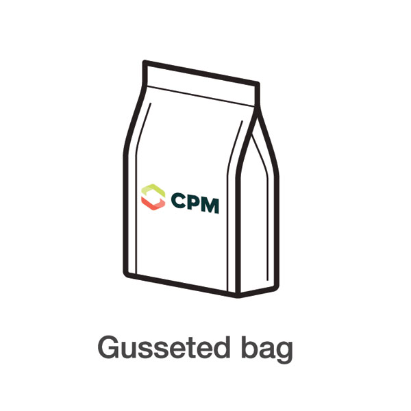 Gusseted bag