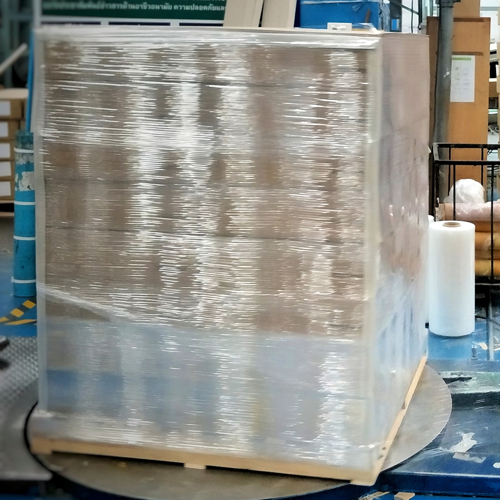 Shrink wrap crate