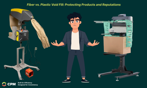 Comparison of fiber-based and plastic void fill packaging materials for sustainable shipping